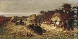 Corn Husking at Nantucket by Eastman Johnson